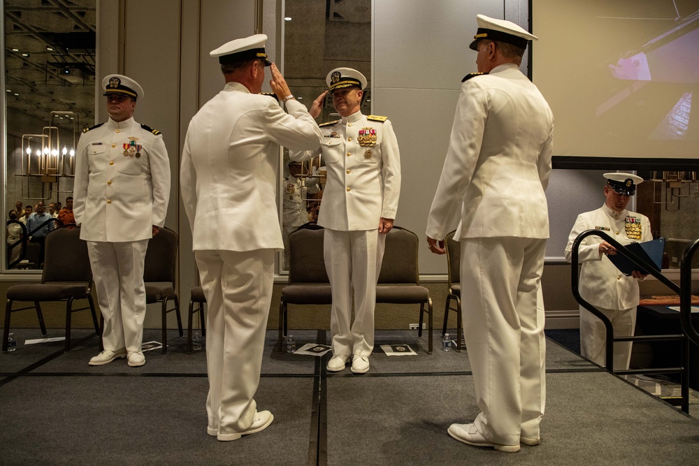 USS Arlington change of command