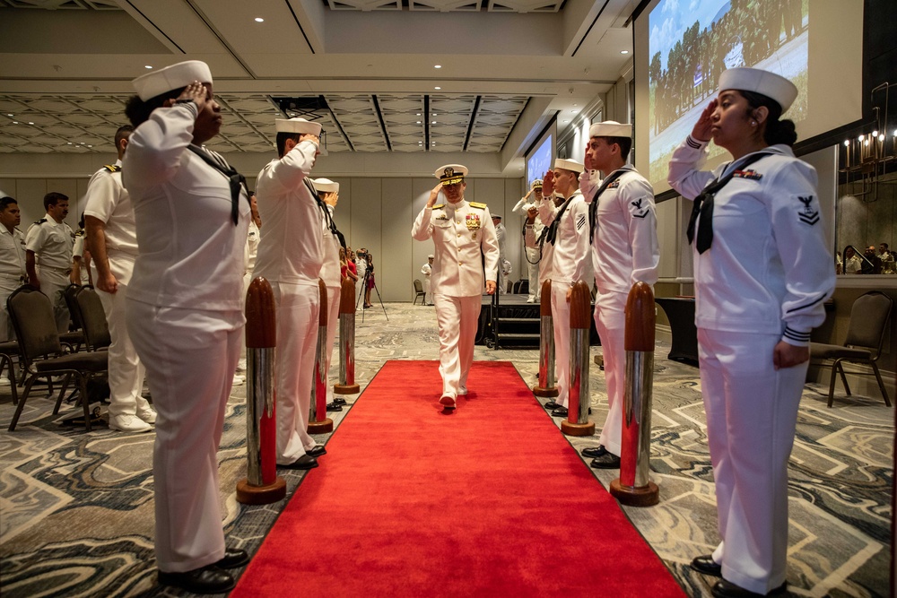 USS Arlington change of command