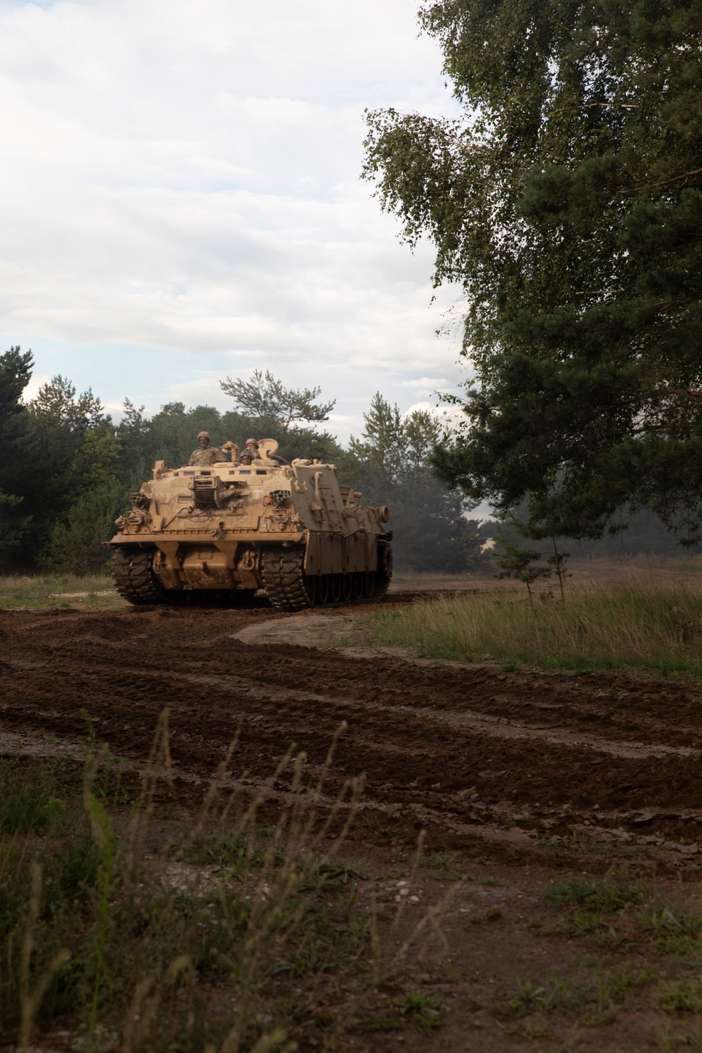 Armored Vehicles Arrive in Poland