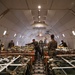 Airmen from the 87th and 721st Aerial Port Squadrons move explosive cargo at Ramstein Air Base, Germany