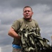 Airmen from the 87th and 721st Aerial Port Squadrons move explosive cargo at Ramstein Air Base, Germany