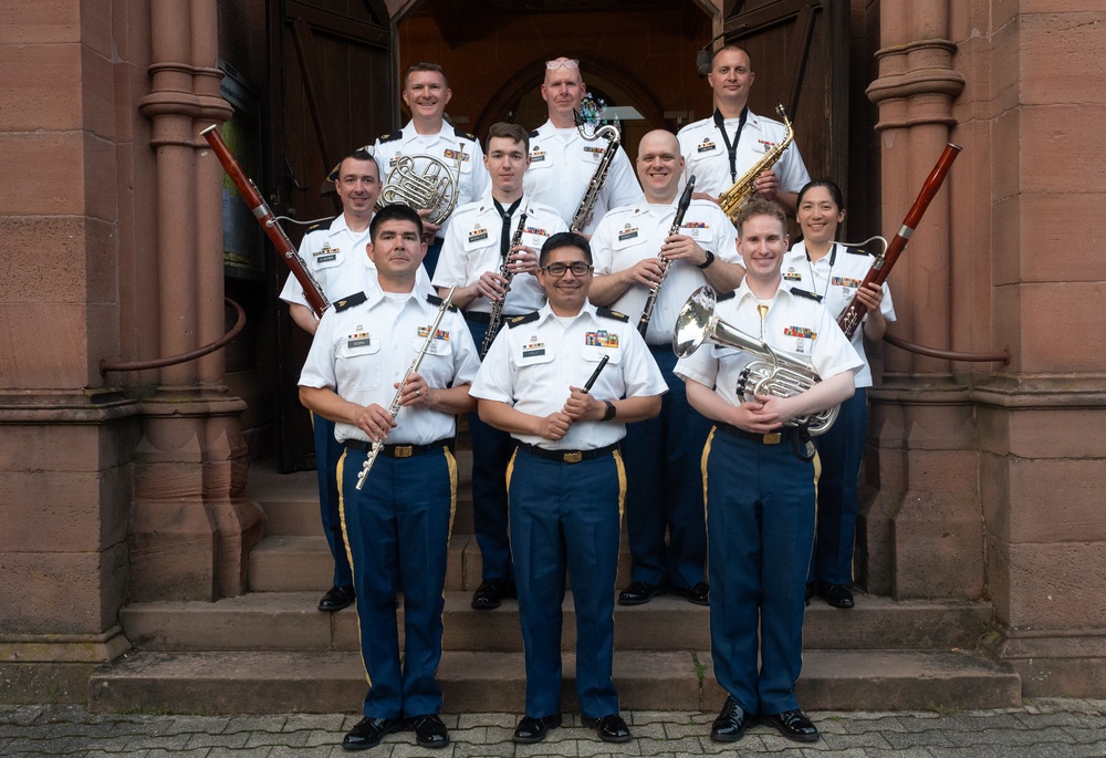 Withycombe Winds performs during the &quot;Summer Night Music Concert&quot;