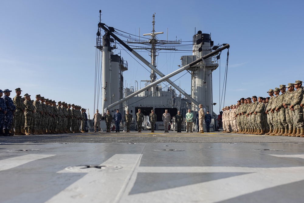 Mexican Navy holds embarking ceremony before exercise Phoenix/Aztec Alligator 2023