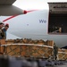 Airmen from the 87th and 721st Aerial Port Squadrons move explosive cargo at Ramstein Air Base, Germany