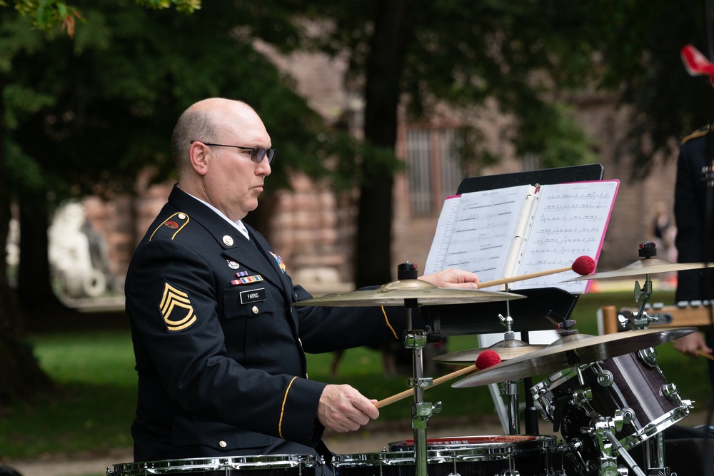 234 Army Band concert performance at Heidelberg Castle