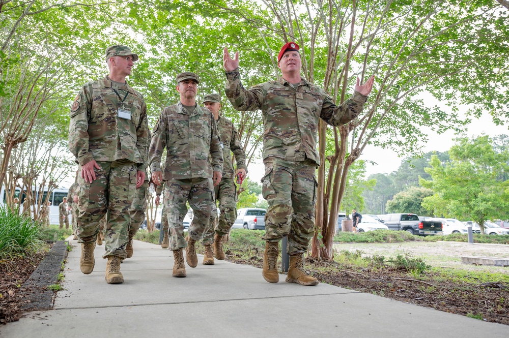 Air Force Senior Enlisted Leaders Visit AFSOC