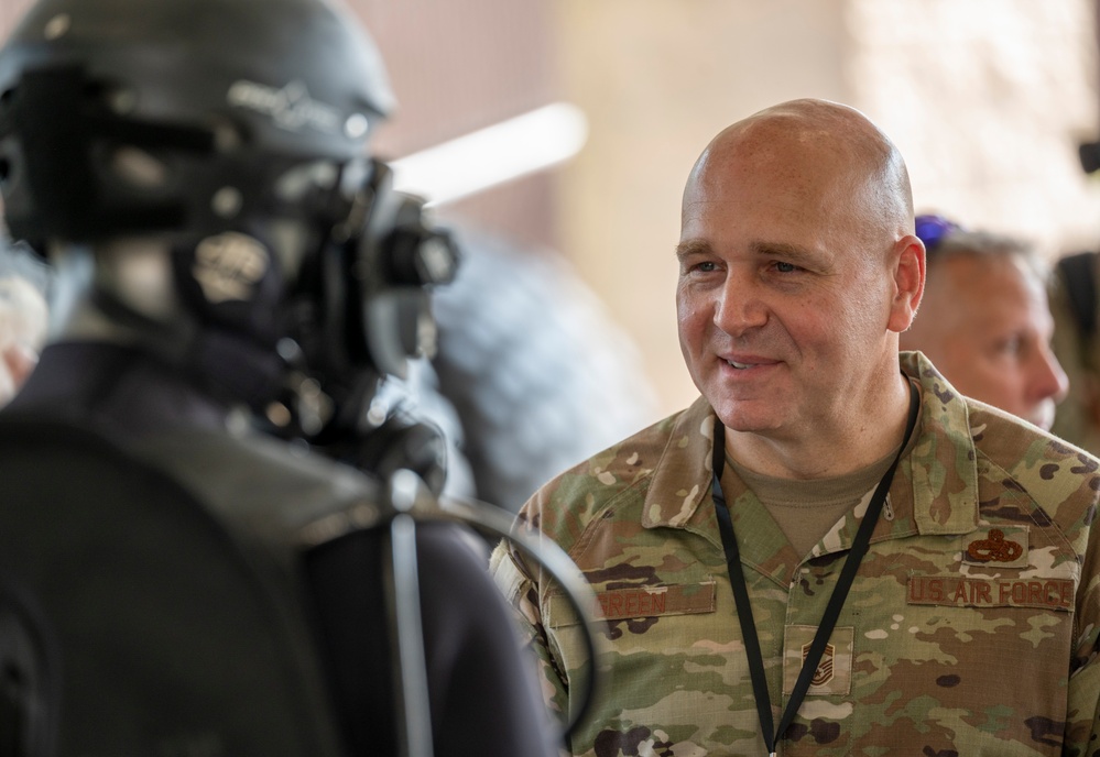 Air Force Senior Enlisted Leaders Visit AFSOC