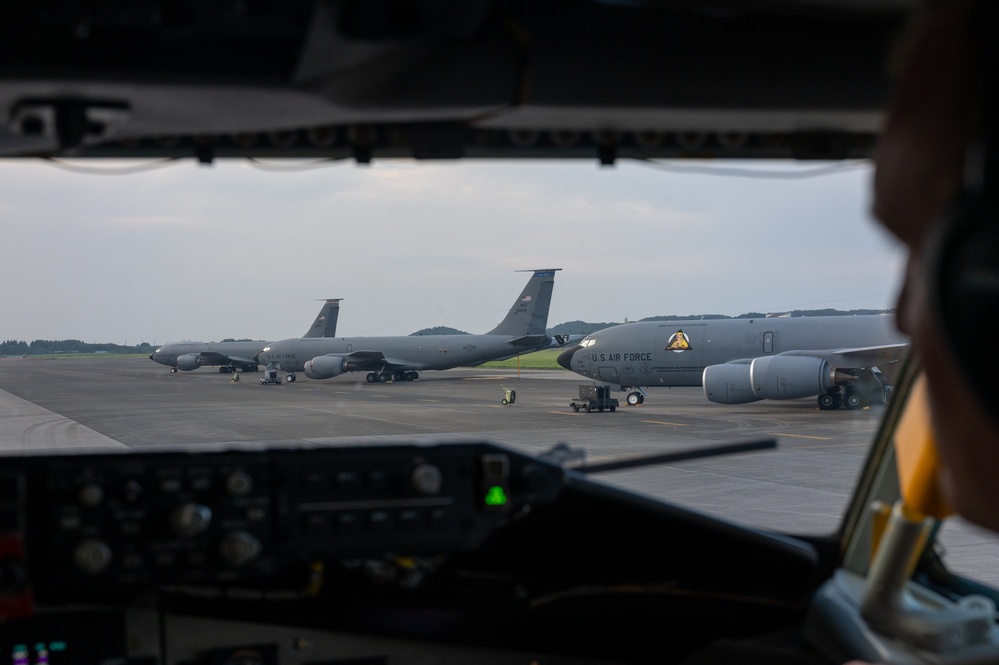 MacDill KC-135 lands at Yakota Air Base for MG23