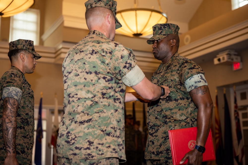 DVIDS - Images - U.S. Marine Master Gunnery Sgt. Adonte Houston retires ...