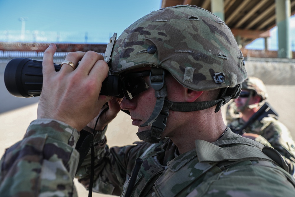 Oklahoma Guardsmen patrol border in support of Operation Lone Star