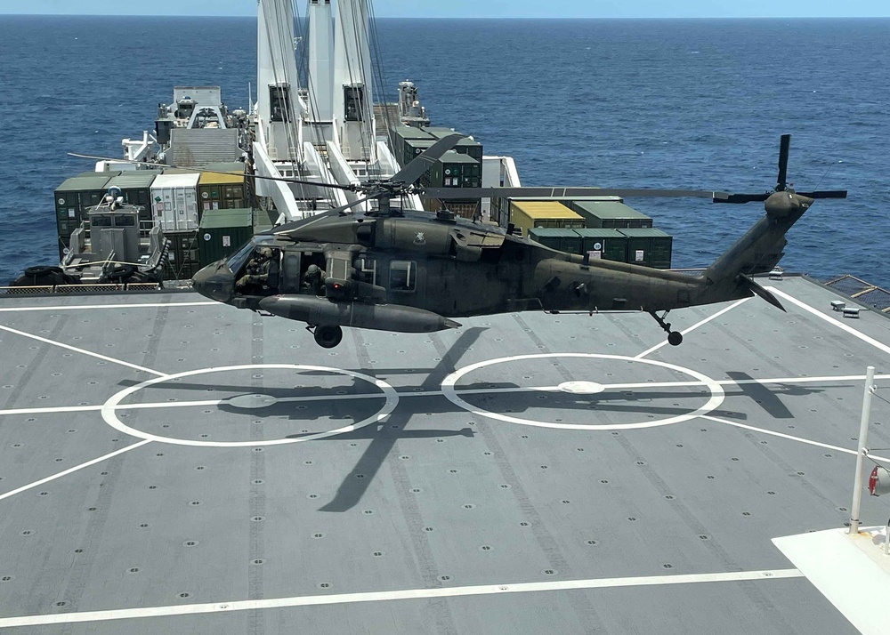 USNS Sisler Supports Helicopter Training Off the Coast of Honduras