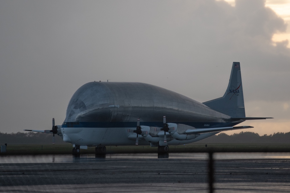 NASA Super Guppy makes MacDill Stopover