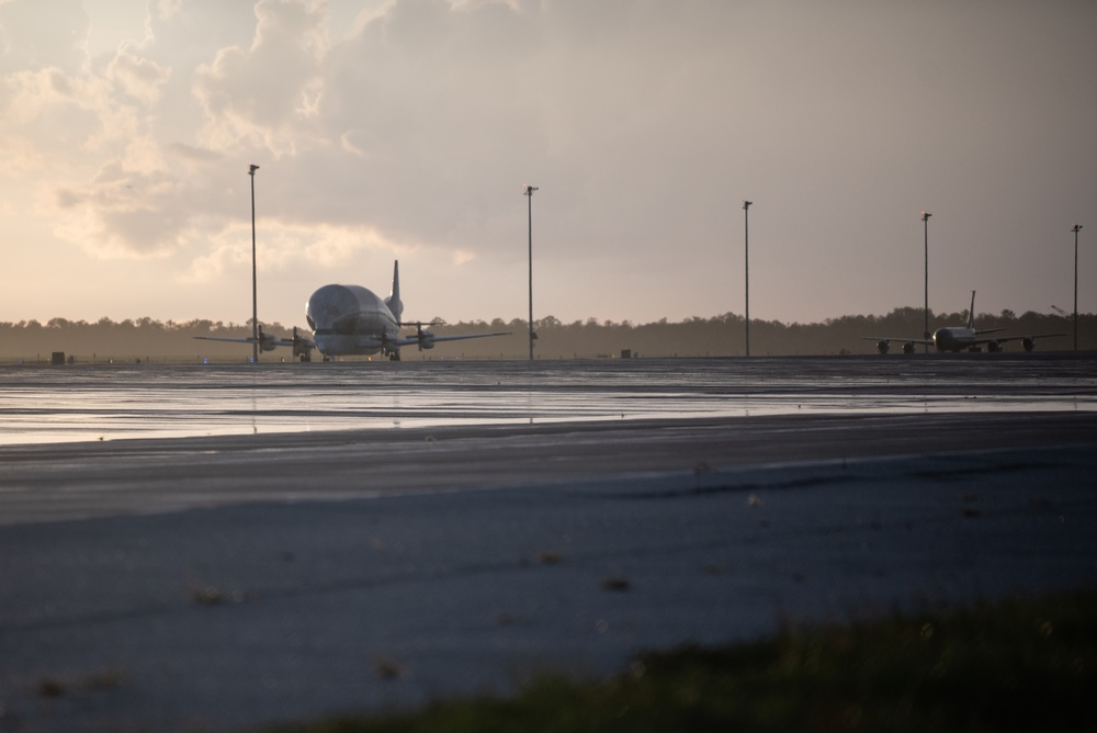 NASA Super Guppy makes MacDill Stopover