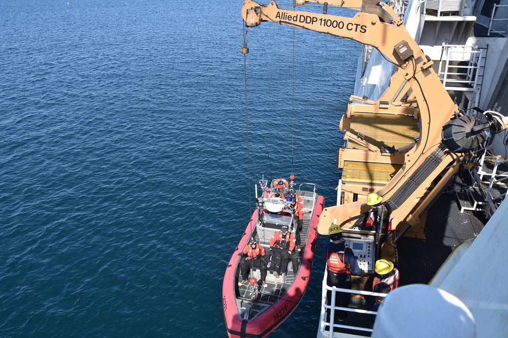 Coast Guard Cutter Bertholf conducts120-day Bering Sea patrol