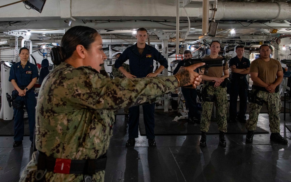 USS Essex In-Port Operations