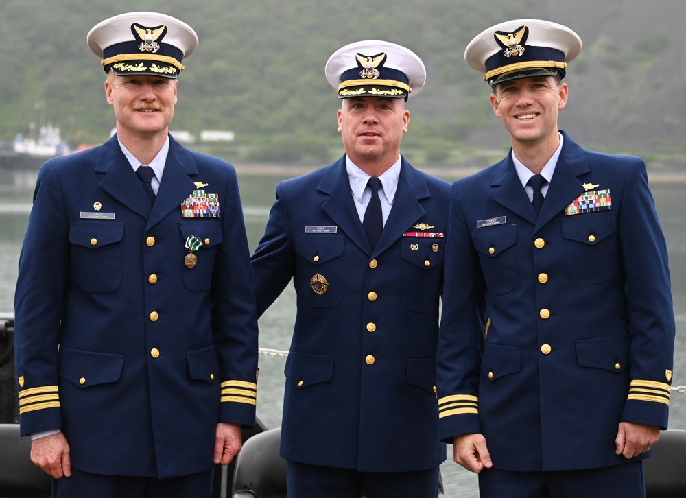 Coast Guard Cutter Cypress holds change of command ceremony