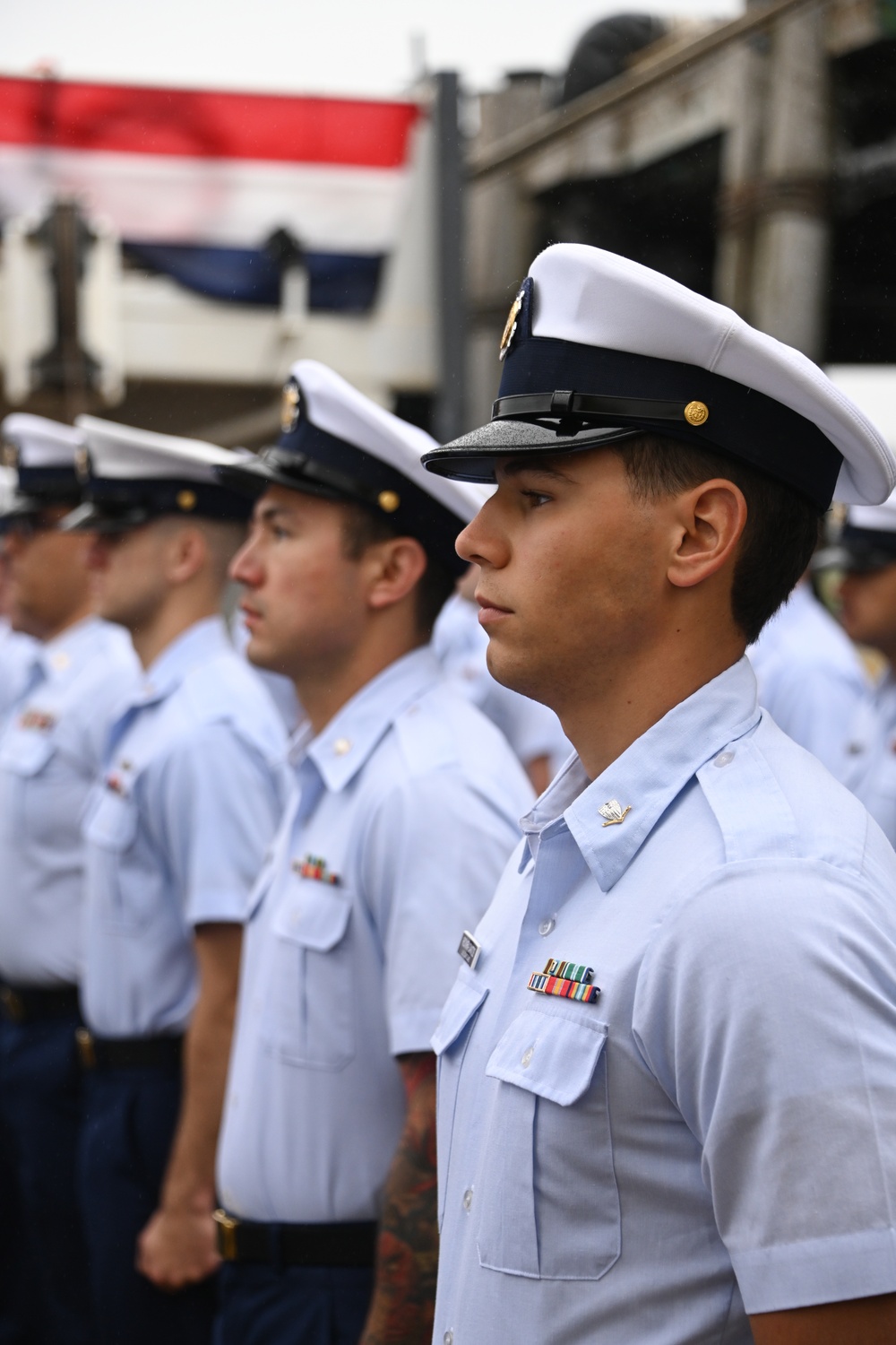 Coast Guard Cutter Cypress holds change of command ceremony