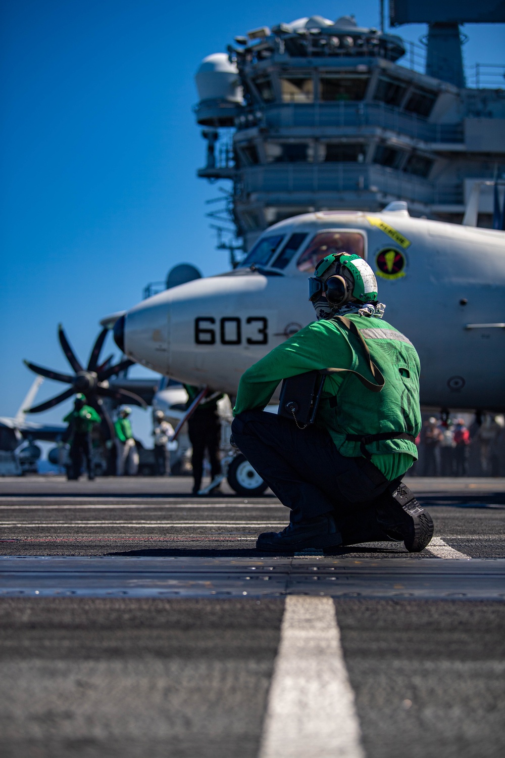 USS Ronald Reagan (CVN 76) Sailors conduct daily operations