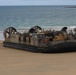 Landing Craft Air Cushion 80 Deflates At Stanage Bay during Amphibious Landing Training