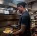 USS Ronald Reagan (CNV 76) Sailors prepare breakfast in the wardroom