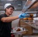 USS Ronald Reagan (CNV 76) Sailors prepare breakfast in the wardroom