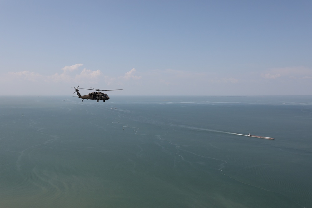 Galveston District flies to Conroe Army Reserve Center with 1-158 AHB Ghostriders