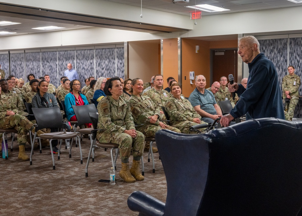 CMSAF #5 Robert Gaylor shares “three words” with 59th MDW