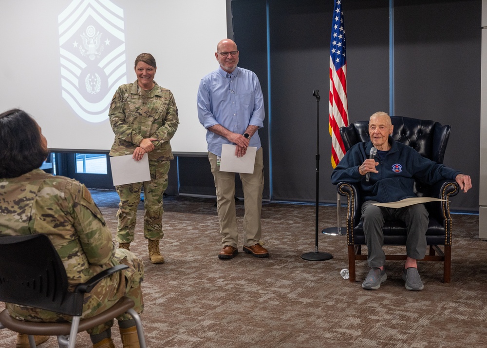 CMSAF #5 Robert Gaylor shares “three words” with 59th MDW