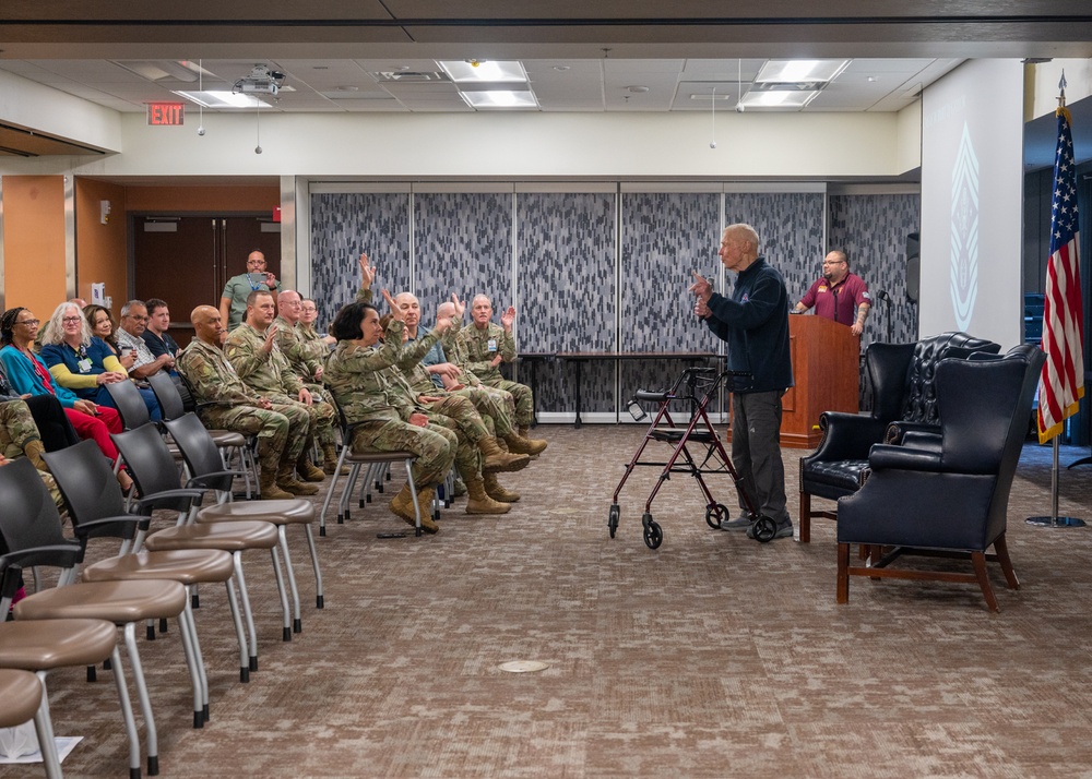 CMSAF #5 Robert Gaylor shares “three words” with 59th MDW