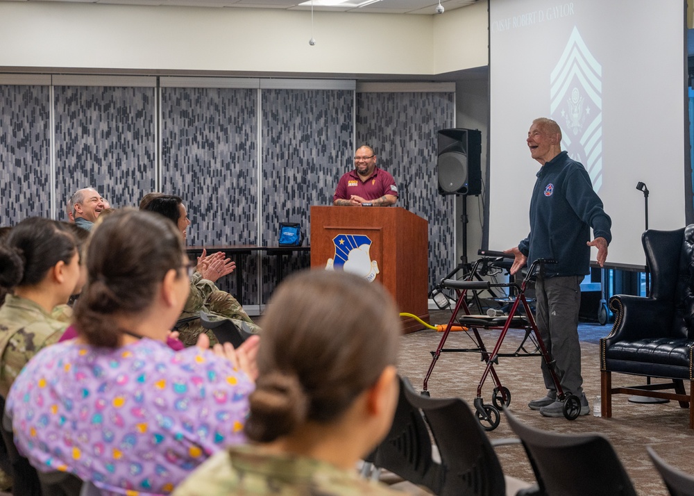 CMSAF #5 Robert Gaylor shares “three words” with 59th MDW