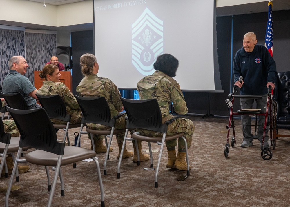 CMSAF #5 Robert Gaylor shares “three words” with 59th MDW