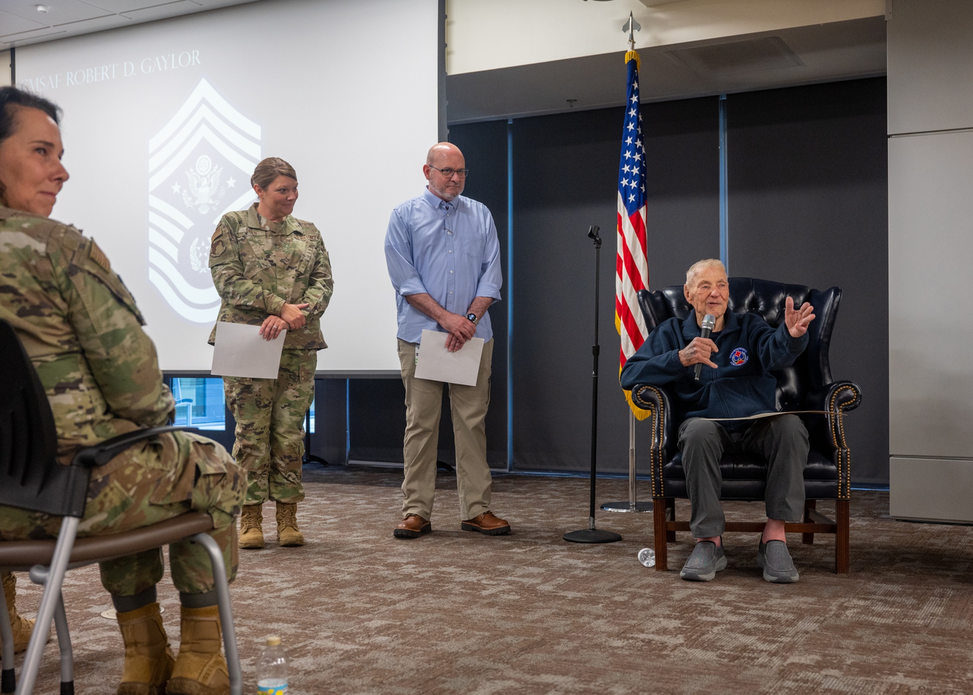 Former CMSAF Robert Gaylor shares “three words” with 59th MDW > Joint Base  San Antonio > News