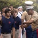 Marine Corps Poolees Swear In at Torero Stadium