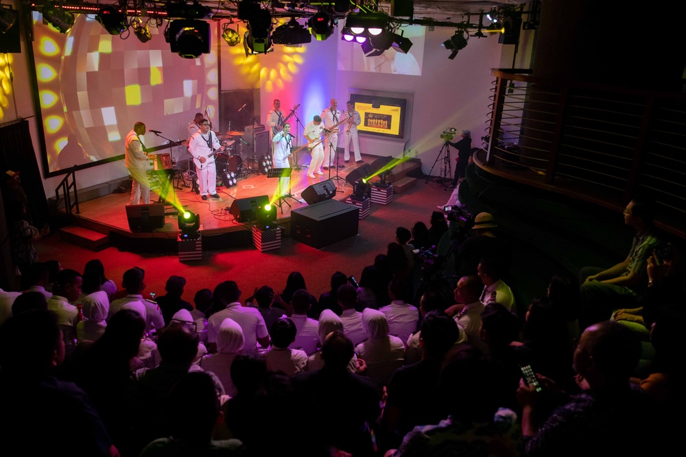 U.S. Seventh Fleet Band Performs in Jakarta, Indonesia