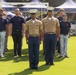 Marine Corps Poolees Swear In at Torero Stadium