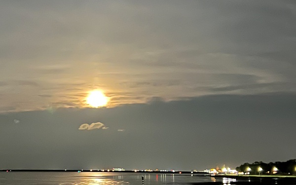 Sunsets and the Super Moon at MacDill
