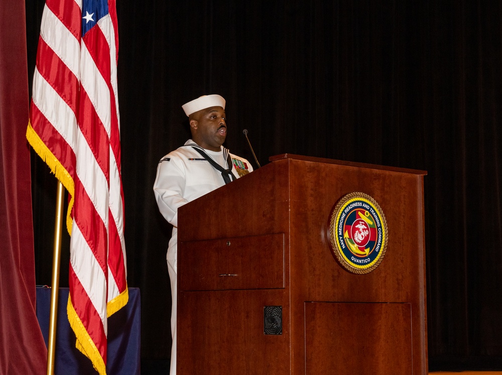 Navy Medicine Readiness and Training Command Quantico change of command