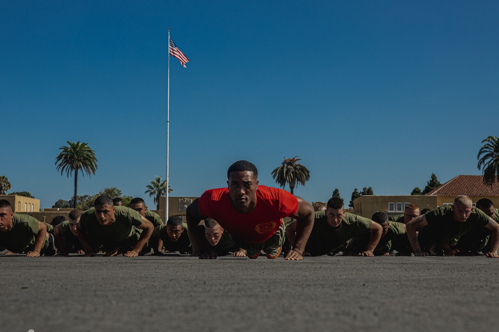 Dvids Images Alpha Company Motivational Run Image Of