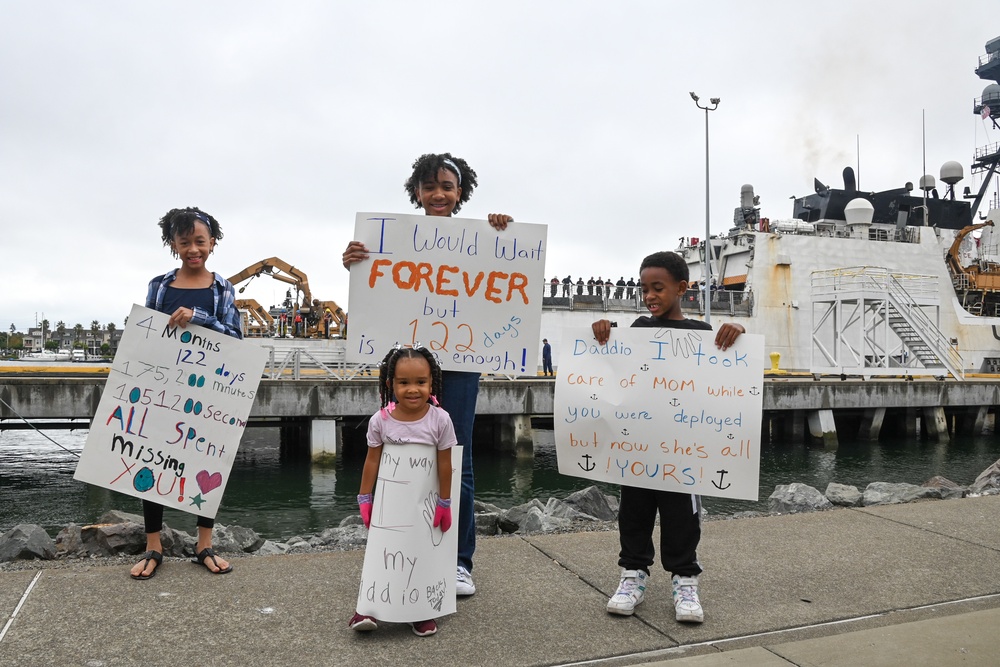 Coast Guard Cutter Bertholf returns home after 120-day Bering Sea patrol