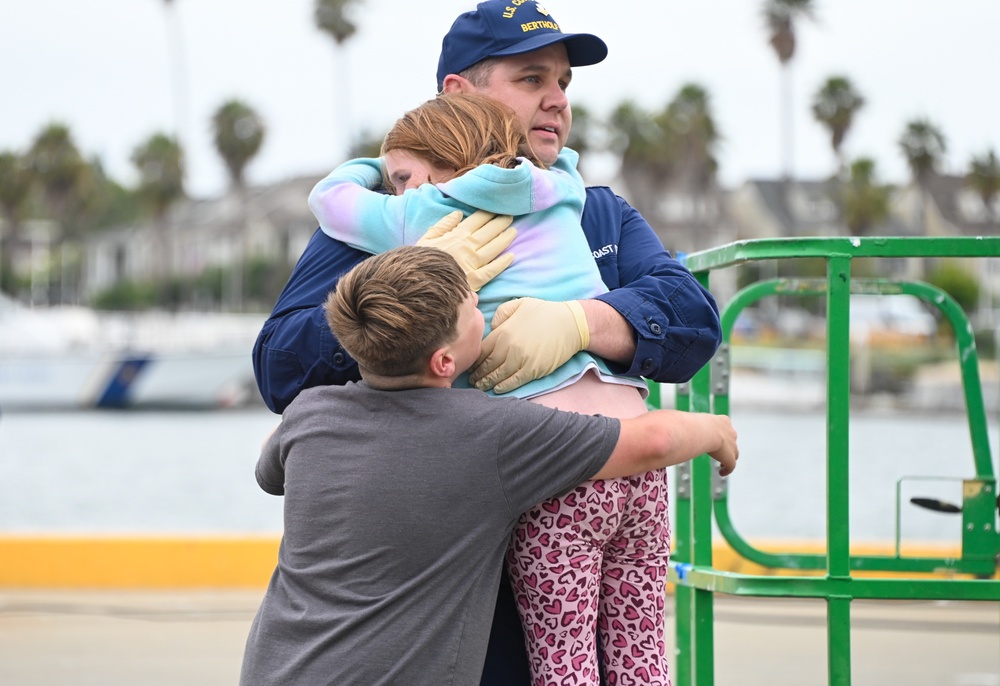 Coast Guard Cutter Bertholf returns home after 120-day Bering Sea patrol