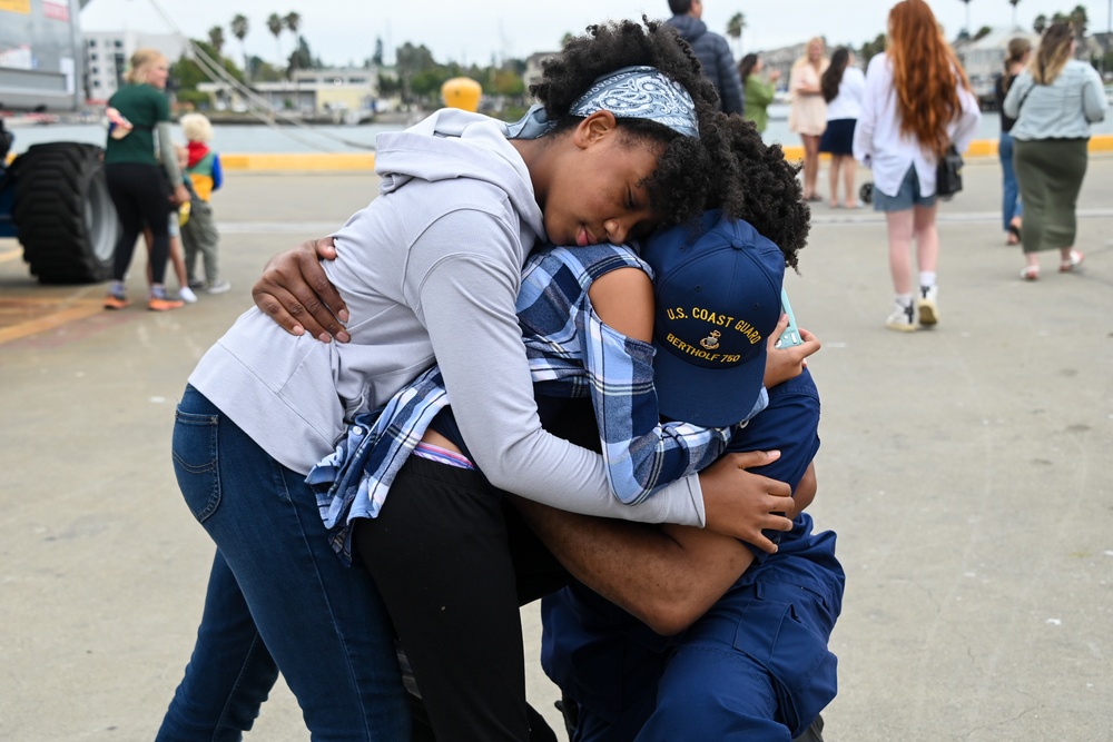 Coast Guard Cutter Bertholf returns home after 120-day Bering Sea patrol