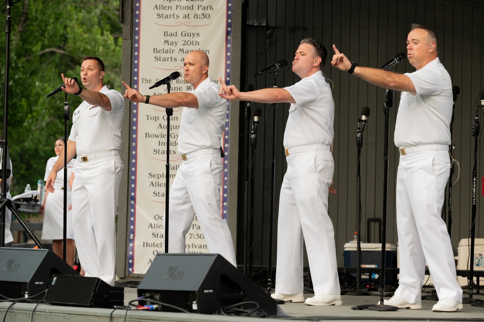 United States Navy Band Sea Chanters at Allen Pond Park