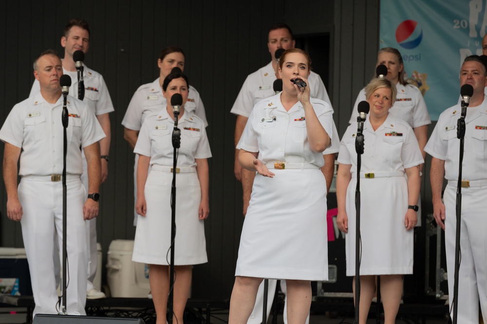 United States Navy Band Sea Chanters at Allen Pond Park