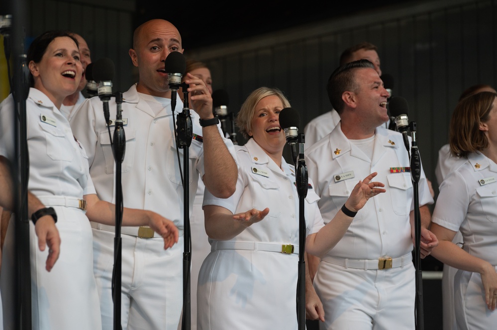 United States Navy Band Sea Chanters at Allen Pond Park