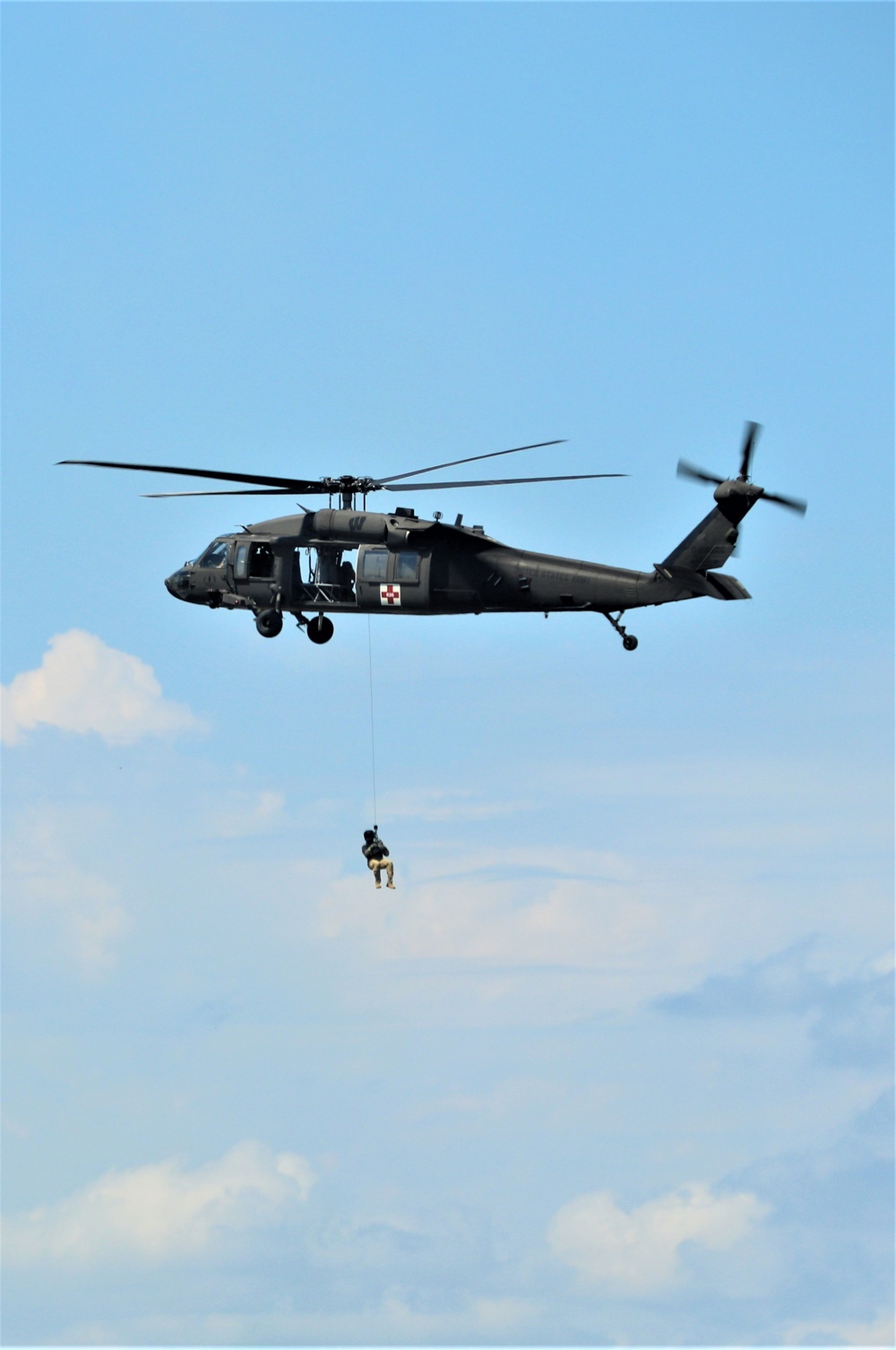 Wisconsin’s Air National Guard, Army National Guard combine in practice show at airport at Fort McCoy