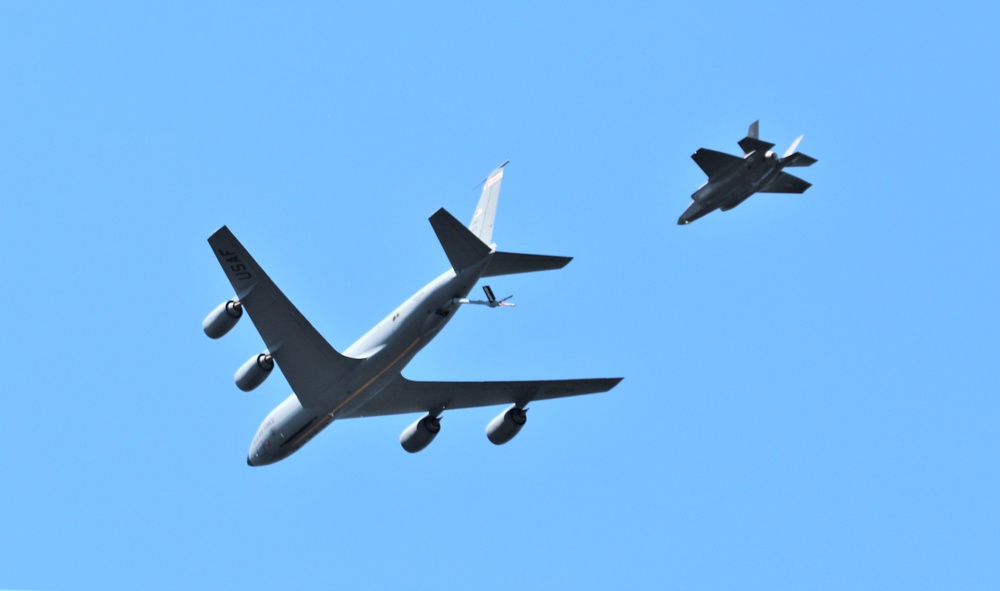 Wisconsin’s Air National Guard, Army National Guard combine in practice show at airport at Fort McCoy