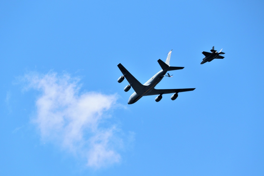 Wisconsin’s Air National Guard, Army National Guard combine in practice show at airport at Fort McCoy