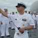 Blue Ridge and 7th Fleet Sailors Man the Rails in Brunei