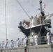 Blue Ridge and 7th Fleet Sailors Man the Rails in Brunei