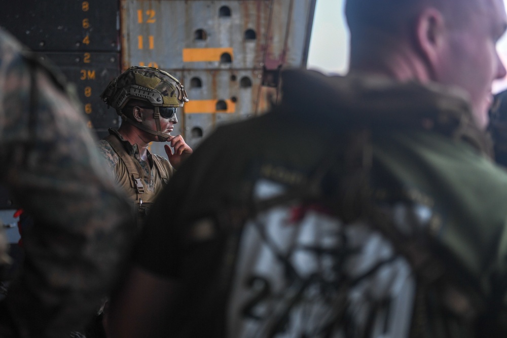 Sailors and Marines aboard USS Green Bay (LPD 20) Conduct Amphibious Assault Exercise with JGSDF During Exercise Talisman Sabre 23